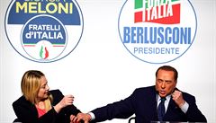Silvio Berlusconi a Giorgia Meloni.