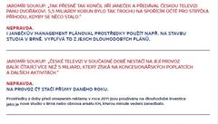 Omyly v poadu TV Barrandov, strana 6