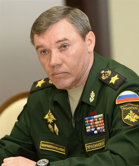 Náelník generálního tábu ruské armády Valerij Gerasimov.