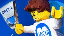 Lego panek Dacia.