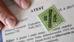 Nejvzácnější československá známka, původně rakousko-uherská světlezelená... | na serveru Lidovky.cz | aktuální zprávy