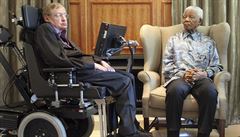 Hawking s Nelsonem Mandelou.