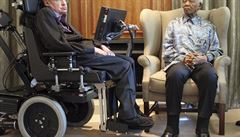 Stephen Hawking a Nelson Mandela.