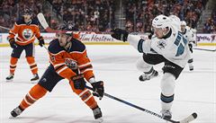 NHL: Tomáš Hertl proti Edmontonu dvakrát  skóroval, trefil se i Radek Faksa