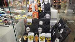 Putin�v kult vzkvétá. Obaly na telefony s motivem: Putin.