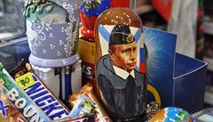 Nabídka suvenýru v Moskv�.