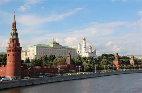 Velký kremelský palác v Moskv je sídlem ruského prezidenta.