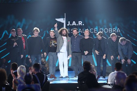 Kapela J.A.R. získala cenu Anděl pro skupinu roku.