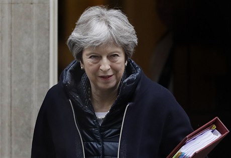 Britská premiérka Theresa Mayová 28. bezna 2018.