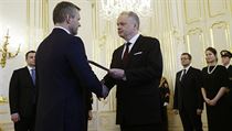 Slovensk prezident Andrej Kiska jmenoval ve tvrtek novou vldu.
