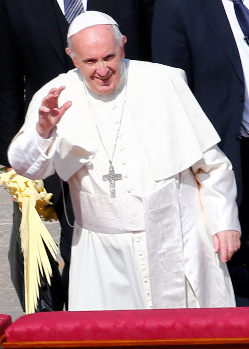 Pašijový týden zahájil papež František mší pod širým nebem na Svatopetrském...