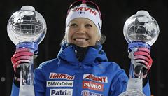 Finská biatlonistka Kaisa Mäkäräinenová slaví triumf ve Světovém poháru 2017/18. | na serveru Lidovky.cz | aktuální zprávy