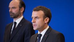 Francouzský prezident Emmanuel Macron a premiér Edouard Philippe.