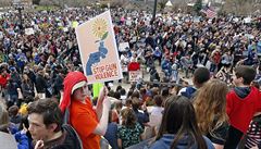 Thousands of protesters flood the Utah State Capitol on Saturday, March 24,...