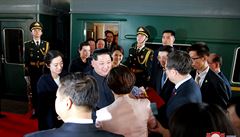 Neprsteln, pomal a pln vna. Tajemn vlak do Pekingu skuten vezl Kim ong-una