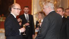 Bohuslav Sobotka s prezidentem Zemanem v roce 2014. | na serveru Lidovky.cz | aktuální zprávy