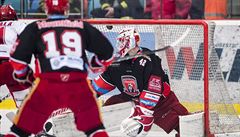 Semifinále play off hokejové extraligy Mountfield Hradec Králové - HC Ocelái...
