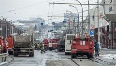 Hasii u nákupního centra v ruském mst Kemerovo.