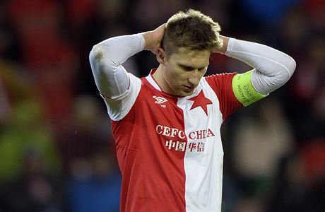 Utkn 22. kola prvn fotbalov ligy Slavia Praha - Fastav Zln, zklaman...