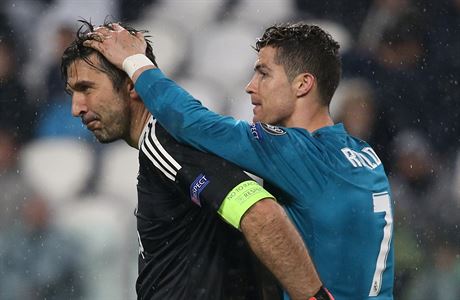 Juventus vs. Real Madrid: Buffon a Ronaldo po zápase.