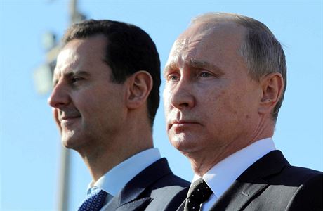 Bashar al- Assad a Vladimir Putin.