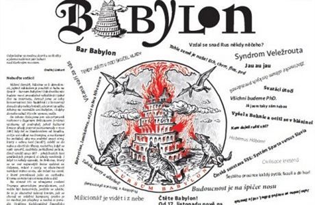 tvrtletník Babylon, který se zamuje na politiku, kulturu a historii.