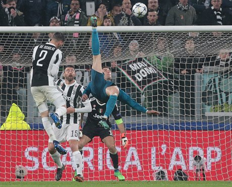 Juventus vs. Real Madrid: úchvatné Ronaldovy nůžky.