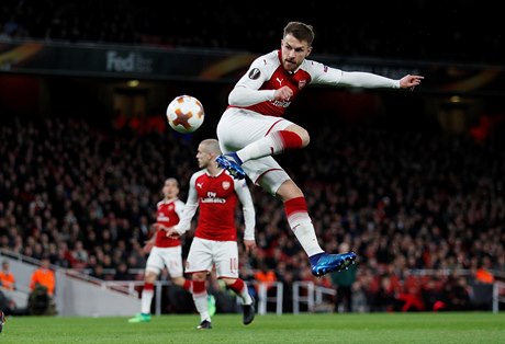 Aaron Ramsey stílí gól CSKA Moskva