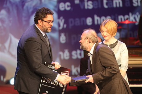 Erik Tabery vyhrál cenu v kategorii kniha roku.