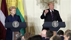 Trump na americko-pobaltském summitu: Nikdo nebyl vůči Rusku tvrdší, vztah s Putinem je nejasný