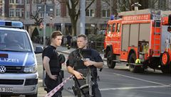 Policejní složky v centru německého Münsteru. | na serveru Lidovky.cz | aktuální zprávy
