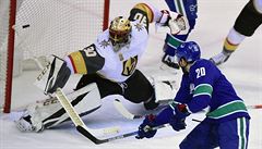 momentka ze zápasu Las Vegas - Vancouver