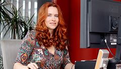 Novináka Sabina Slonková v roce 2014.