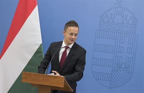 Péter Szijjártó, maarský ministr zahranií.