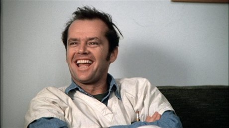 Jack Nicholson dostal za roli McMurphyho ve filmu Pelet nad kukaím hnízdem...