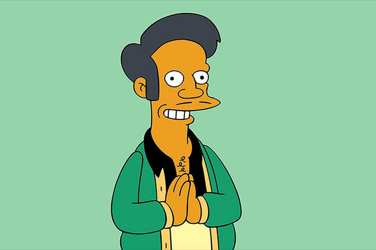 Apu Nahasapeemapetilon, indický prodava� v Kwik-E-Martu.