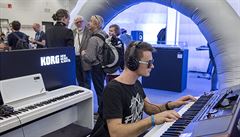 Musikmesse 2018 Frankfurt: V oddlení klávesových nástroj byl zájem o klasické...