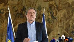 Ministr zahraniních vcí Martin Stropnický se vyjádil  v Praze k aktuální...