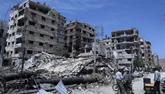 Dúmu, která leí východn od Damaku, dnes mohli navtívit novinái agentury...