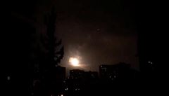 Výbuch nad Damakem.