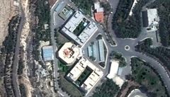 Satelitní snímky výzkumného zaízení Barzah v Damaku.