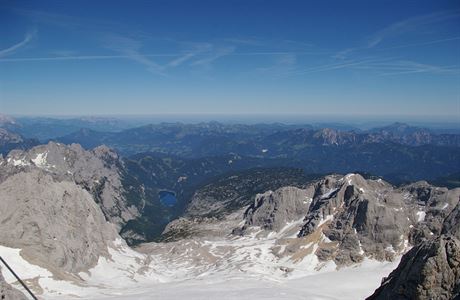 Výhledy z vrcholu, Dachstein, Rakousko