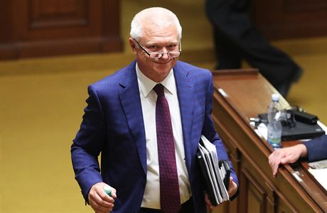 Jaroslav Faltýnek (ANO) na jednání Poslanecké snmovny.