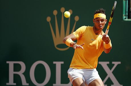 panlský tenista Rafael Nadal pi semifinále turnaje v Monte Carlu