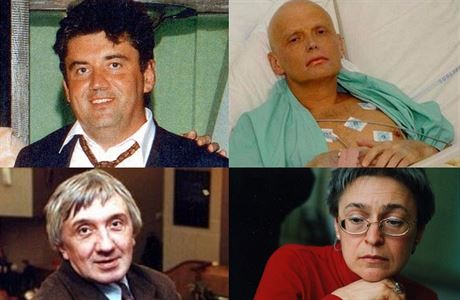 Alexandr Perepilinij, Alexandr Litvinnko, Anna Politkovská, Jurij ekoichin...