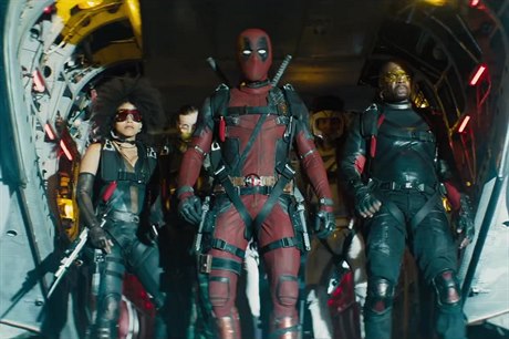 Deadpool (Ryan Reynolds) a jeho tým X-Force. Snímek Deadpool 2 (2018). Re�ie:...