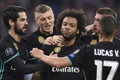 Marcelo slaví branku Realu Madrid