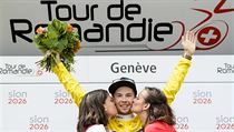 Slovinec Primoz Roglic z Lotto NL-Jumbo, vítěz 72. ročníku Tour de Romandie.