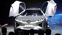 Koncept elektromobilu Enverge od čínské automobilky GAC.