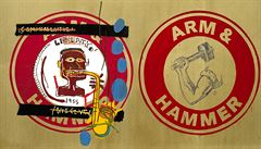 Jean-Michel Basquiat a Andy Warhol: Arm and Hammer II, 1984
